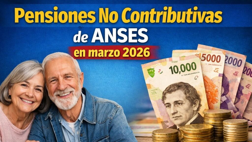 Pensiones No Contributivas de ANSES en marzo 2026: montos, beneficiarios y calendario de pagos